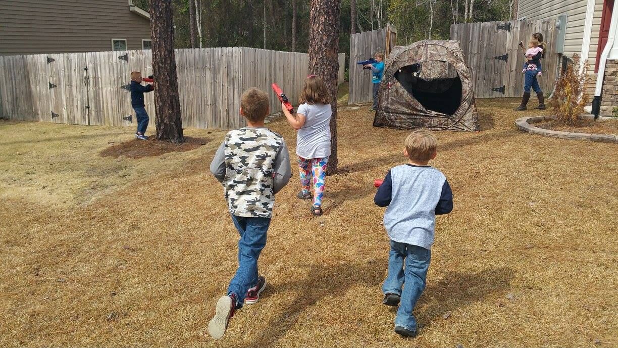 North Carolina laser tag birthday party in Fayetteville, Pinehurst, Lee County, Moore, Scotland and Montgomery County NC